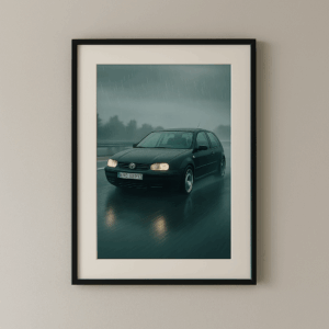 Personalizowany plakat „Między Kroplami a Kilometrami”